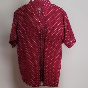 DIXXON Red Polka Dot Men's Shirt